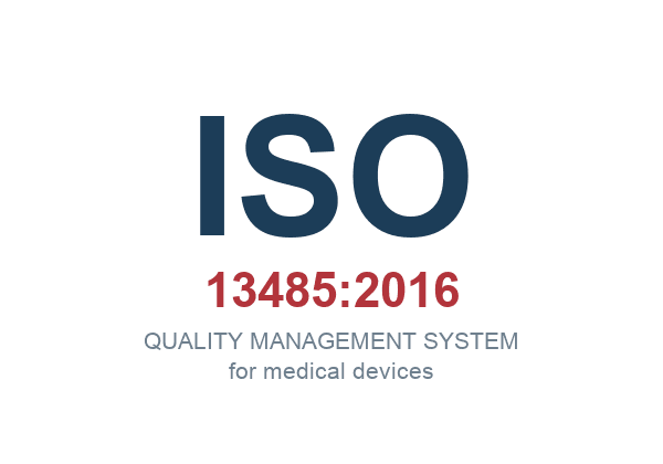 ISO 13485:2016 certified quality management system