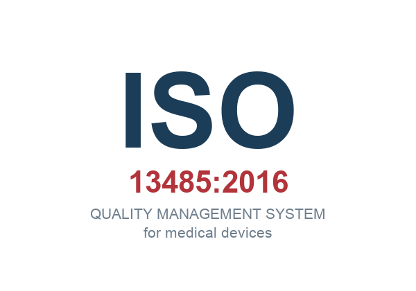ISO 13485:2016 certified quality management system