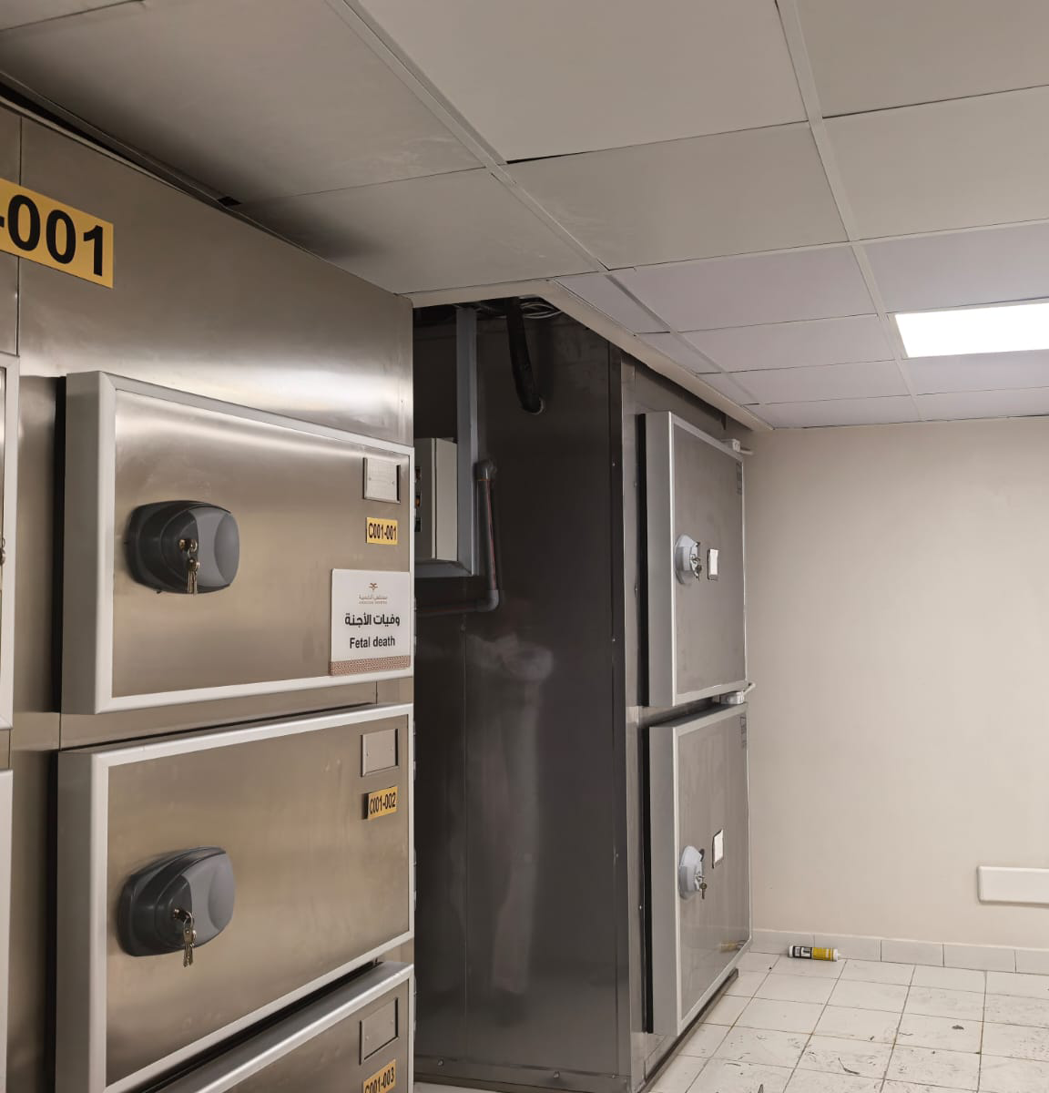 Preservus bariatric mortuary refrigerator, Andalusia Hospital, Jeddah